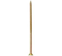 Bargainscrews - Confezione da 100 viti multiuso, ideali per essere impiegate su pannelli truciolari, MDF, PVC e legno 6 x 120 mm