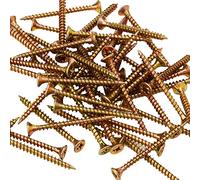 Bargainscrews - Confezione da 200 viti multiuso, ideali per essere impiegate su pannelli truciolari, MDF, PVC e legno 3.5 x 40mm