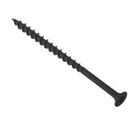 Bargainscrews - Vite zigrinata in fosfato, colore: Nero, da utilizzare su pareti a secco, Confezione da 1000 3,5 x 25 mm