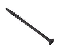 Bargainscrews - Vite zigrinata in fosfato, colore: Nero, da utilizzare su pareti a secco, Confezione da 1000 3,5 x 32 mm Nero