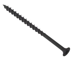 Bargainscrews - Vite zigrinata in fosfato, per pareti a secco, 200 pezzi, colore: Nero 3,5 x 42 mm