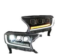 Barhbt Blocchi fari anteriori auto Per Ford Per Ranger 2016-2019 Gruppo Ottico Anteriore DRL A LED Diurni Aggiornato(Type A)