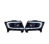 Barhbt Fari Anteriori Per Jeep Per Compass 2011-2015 Gruppo Ottico Anteriore A LED DRL Auto Segnale Direzione Faro Anteriore A LED Completo Con Fanale Posteriore
