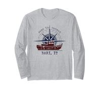 Bari Italia Mari Il Momento Stile Nautico Design Maglia a Manica