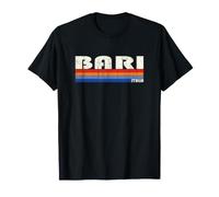 Bari Italia Stile retrò Anni 70 80 Maglietta