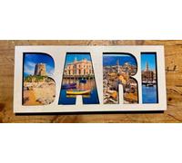 Bari Souvenir, Bari Magnete in Legno con Scritta, Bari Frigorifero Magnete Bari Regalo Regalo Viaggio Puglia 220125