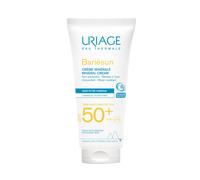 Uriage Bariesun Protezione solare minerale SPF50+ - Viso e corpo - Protezione molto alta UVA/UVB e luce blu - Resistente all'acqua - Non unge - Non profumato - Adatto a pelle sensibile - 100ml