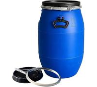 Barile 8/13/16 Galloni Plastica Alimentare Coperchio for Stoccaggio Tenuta d'Aria Maniglia Portatile/Anello Ferro dell'Acqua Piovana(16 Gallon)