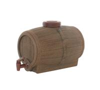 Barile botte lt 10 con rubinetto plastica alimenti vino olio acqua made in Italy