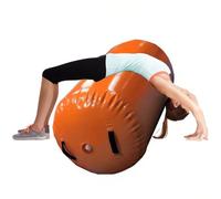 Barile da Ginnastica Allenatore di Salto con Le Mani All'Indietro Grande, Attrezzatura da Ginnastica Portatile con Rullo A Botte per Casa/Sala Fitness/palestre(Orange,Dia 31.5in/80cm)