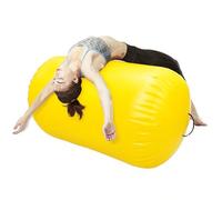Barile da Ginnastica Barile per Ginnastica Domestica per Salto Mortale All'Indietro, Rullo Ad Aria per Salti Mortali All'Indietro E Allenatore per Palestre(Yellow,Dia 80cm (31 1/2in))