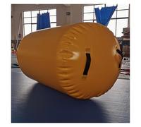 Barile da Ginnastica Cilindro da Allenamento per Salto All'Indietro Giallo, Rullo Ad Aria Lungo 1 M E Rovesciamento per Ginnastica per Bambini(Dia 70cm/2.3ft)