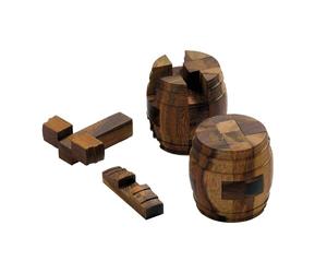 Barile Des Diogene - 12 Pezzi Del Puzzle - Gioco di Riflessione Pazienza