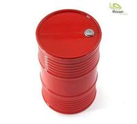Barile di benzina plastica rosso thicon models 20010 1:10 1 pz per modellismo