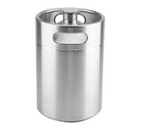 Barile di Birra, Bottiglie di Birra in Acciaio Inossidabile 304 Mini Keg Bottiglie di Birra Distributore di Sidro di Birra Portatile Per Homebrewing(5L)