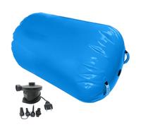 Barile di Ginnastica a Rullo ad Aria - 27.56in Back Handspring Trainer Equipment con Pompa | PVC Gonfiabile in Ginnastica Rullo barile per la Pratica 'Equilibrio Yoga Cheerleader Gym Dance Home Fi