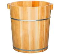 Barile di legno Piede Spa Regalo per la casa Vasca per piedi in legno massello Secchio per pedicure liscio e delicato Pedicure Salute Pediluvio Barile in legno Pedana in legno Secchio per piedi in