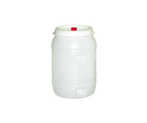 Barile di plastica + tappo a molla + rubinetto 60l