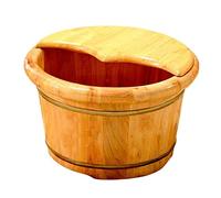 Barile in legno Piede Spa Piede Barile, Vasca per pediluvio, Pedicurevat Pedicurevat, Piede in legno massello Ammollo Barile Secchio Caldo Ceneri