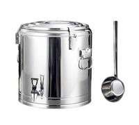 Barile isolante, serbatoio di trasporto, dispenser per bevande calde e fredde, ideale per tè al latte e zuppe, capacità 30 l