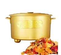 Barile Per Fuoco Da Esterno: Bruciatore Per Rifiuti Pesanti, Contenitore Per Bruciature Portatile Con Tolleranza Alle Alte Temperature Che Offre Fiamma Controllata E Sicura | Scenario Di Campeggio Con