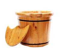 Barile per massaggio ai piedi, grande vasca da bagno per piedi in legno, secchio per pediluvio, secchio per lavaggio piedi, pedicure, accessori per sauna per piedi, pedic per perseguire la felicità