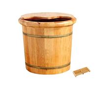 Barile per massaggio ai piedi, grande vasca da bagno per piedi in legno, secchio per pediluvio, secchio per lavaggio piedi, pedicure, accessori per sauna per piedi, pedic per perseguire la felicità