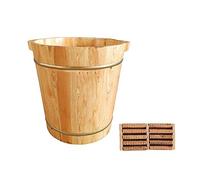 Barile per massaggio ai piedi, grande vasca da bagno per piedi in legno, secchio per pediluvio, secchio per lavaggio piedi, pedicure, accessori per sauna per piedi, pedic per perseguire la felicità