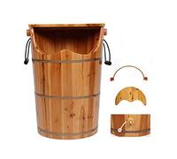 Barile per massaggio ai piedi, grande vasca da bagno per piedi in legno, secchio per pediluvio, secchio per lavaggio piedi, pedicure, accessori per sauna per piedi, pedic per perseguire la felicità