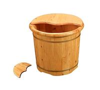 Barile per massaggio ai piedi, grande vasca da bagno per piedi in legno, secchio per pediluvio, secchio per lavaggio piedi, pedicure, accessori per sauna per piedi, pedic per perseguire la felicità