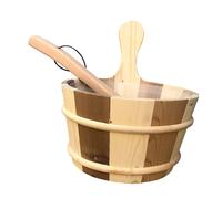 Barile per sauna in legno da 4 litri SPA Strumento per bagno fumante Barile per