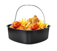 Barile Per Torta Friggitrice Ad Aria, Stampo Per Torta 22cm, Accessori Per Friggitrice Ad Aria Quadrata, Tortiera Per Friggitrice Ad Aria, Per HD9925/HD9860/HD9905 (22cm)