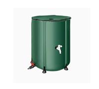 Barile pieghevole per la raccolta dell'acqua piovana da 160 l, in PVC ecologico, per giardino e prato, collettore d'acqua da esterno pieghevole, efficiente sistema di stoccaggio dell'acqua piovana