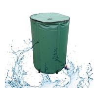 Barile portatile per pioggia con rubinetto, contenitore per acqua da giardino con supporto per raccogliere l'acqua piovana all'aperto efficiente e conservare l'acqua ecologica