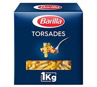 BARILLA Girandole Treccia, 1 kg, deliziosa pasta italiana tricolore ideale per le vostre ricette di pasta creative, generoso formato di 1 kg, per tutta la famiglia - 4 pezzi