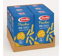 Barilla I Piccolini Pasta Corta di Grano Italiano - Mini Farfalle o Mini Fusilli - Cottura Veloce 6 Minuti - Confezione da 6 x 500g - Due Varianti a Scelta (Mini Fusilli - 6 x 500g)