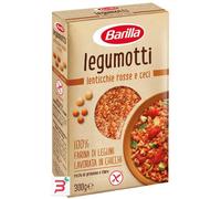 Barilla Legumotti Lenticchie Rosse e Ceci, Ricchi di Proteine e Fibre, senza Glutine, 300g
