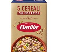 Barilla Mix 5 Cereali con Riso Rosso, Fonte di Fibre, 400g
