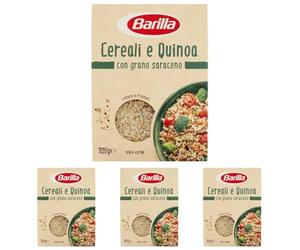 Barilla Mix Cereali e Quinoa, Senza Glutine, 320g (Confezione da 4)