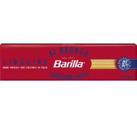 Barilla Pasta Al Bronzo Linguine 100% Grano Italiano, Pasta Trafilata Al Bronzo con Lavorazione Grezza, Ruvidità Intensa, Formato Spesso e Corposo, Alta Tenuta di Sugo e Cottura, 400 g