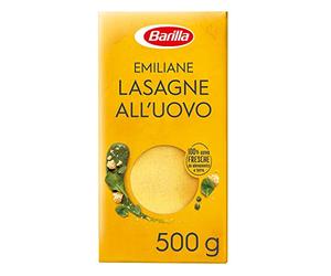 Barilla Pasta all' Uovo le Emiliane Lasagne Classiche, 500g (Confezione da 6)