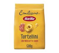 Barilla Pasta all'Uovo Ripiena Le Emiliane Tortellini con Prosciutto Crudo, 500 g