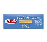 Barilla Pasta Bucatini N.9, Pasta Lunga di Semola di Grano Duro, I Classici, Tempo di Cottura 8 Minuti, Confezione da 500g