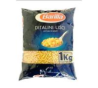 Barilla Pasta Ditalini Lisci di Grano Duro, 1 kg x 12 confezioni