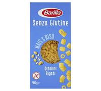Barilla Pasta Ditalini Senza Glutine, Pastina di Mais Bianco, Mais Giallo e Riso Integrale - 400 gr