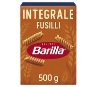 Barilla Pasta Fusilli Integrali con Semola Integrale di Grano Duro, 500 g