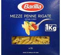 Barilla Pasta Mezze Penne Rigate, Pasta Corta di Semola di Grano Duro 100% Italiano, I Classici, Pacco da 15 x 1 Kg