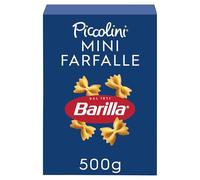 Barilla Pasta Mini Farfalle Piccolini, Pasta Corta di Semola di Grano Duro 100% Italiano, 500 gr