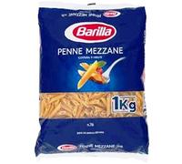 Barilla Pasta Penne Mezzane di Grano Duro, 1 kg x 12 confezioni