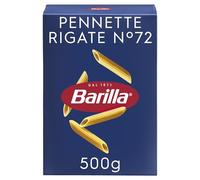 Barilla Pasta Pennette Rigate N. 72, Pasta Corta di Semola di Grano Duro, Forma Corposa e Spessore Equilibrato, 500 g